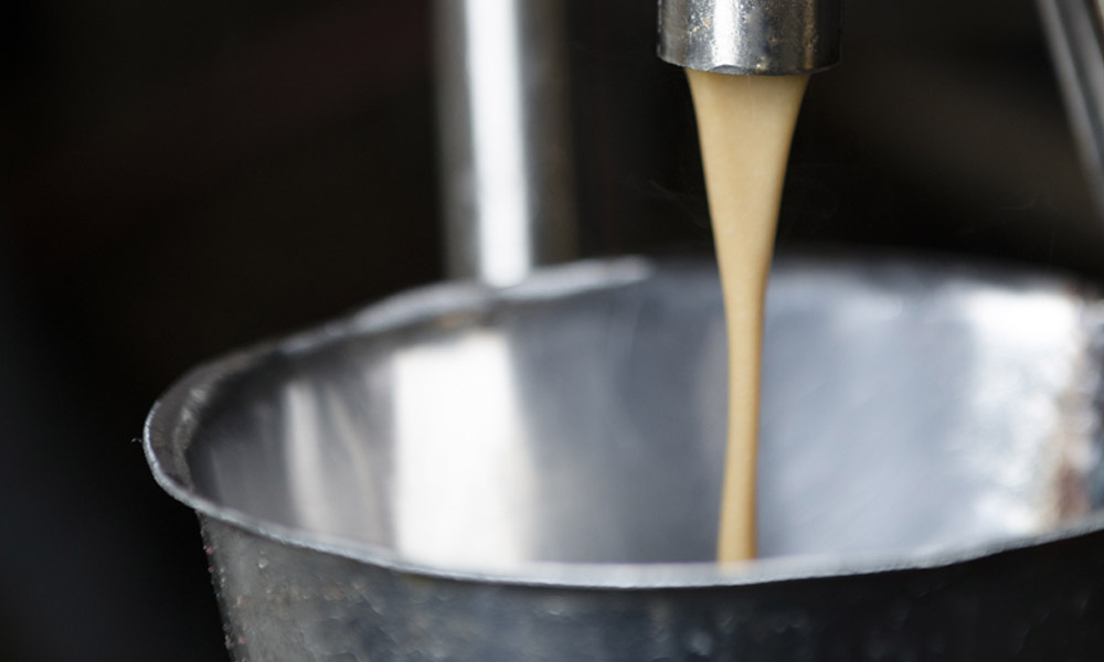 Wool grease produced during wool processing at Engraw